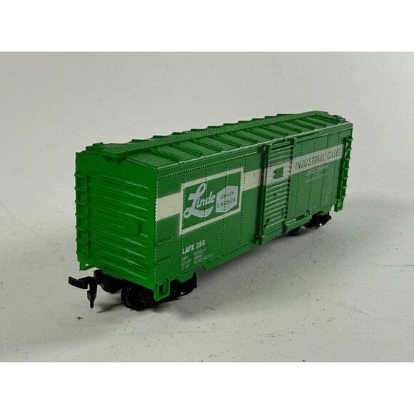 HO Scale Freight Train Cars Vintage Linde Boxcar & Ponderosa Lumber Flatcar - Picture 7 of 15